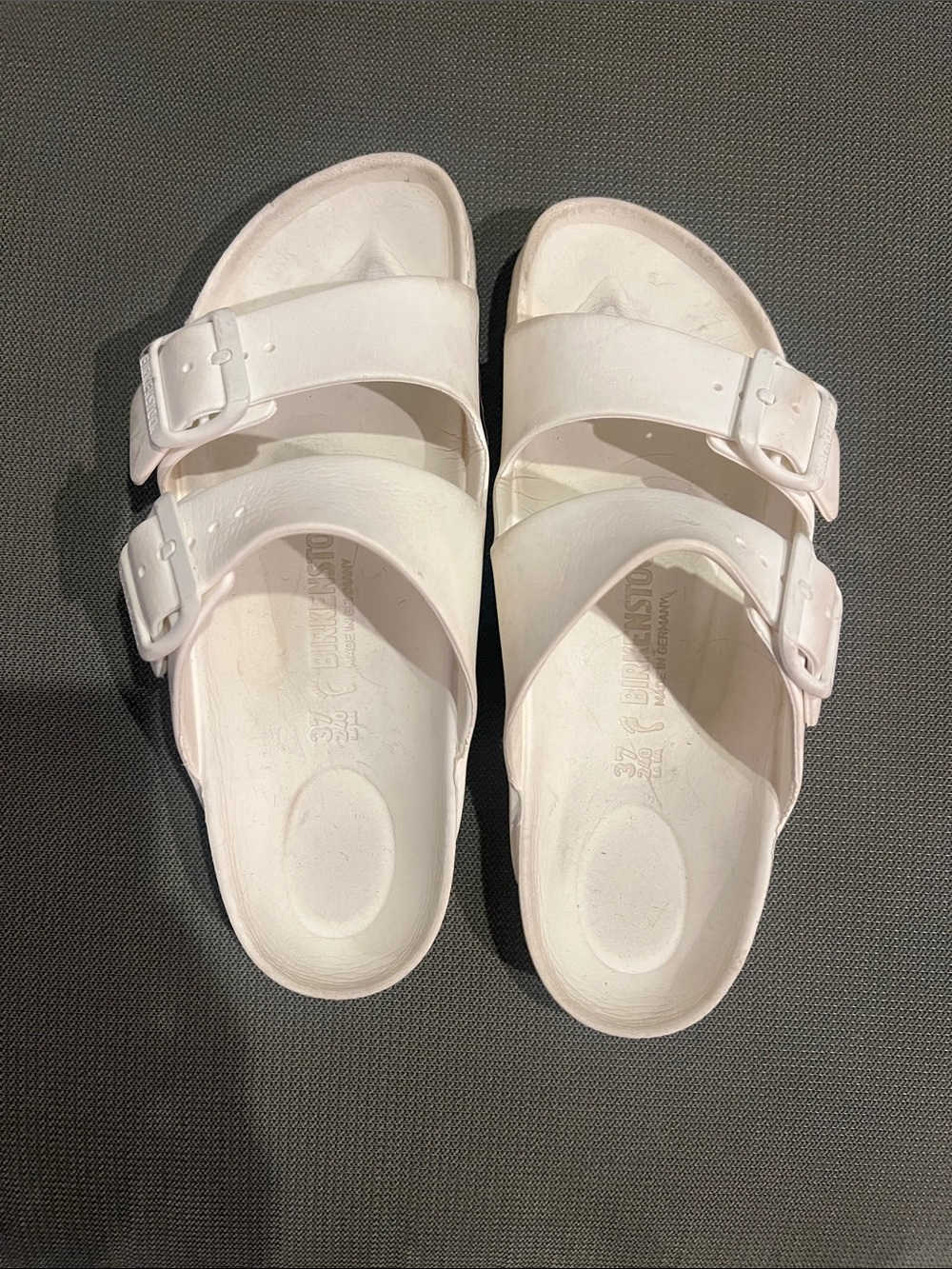 Birkenstock  White Double-Strap EVA Sandals